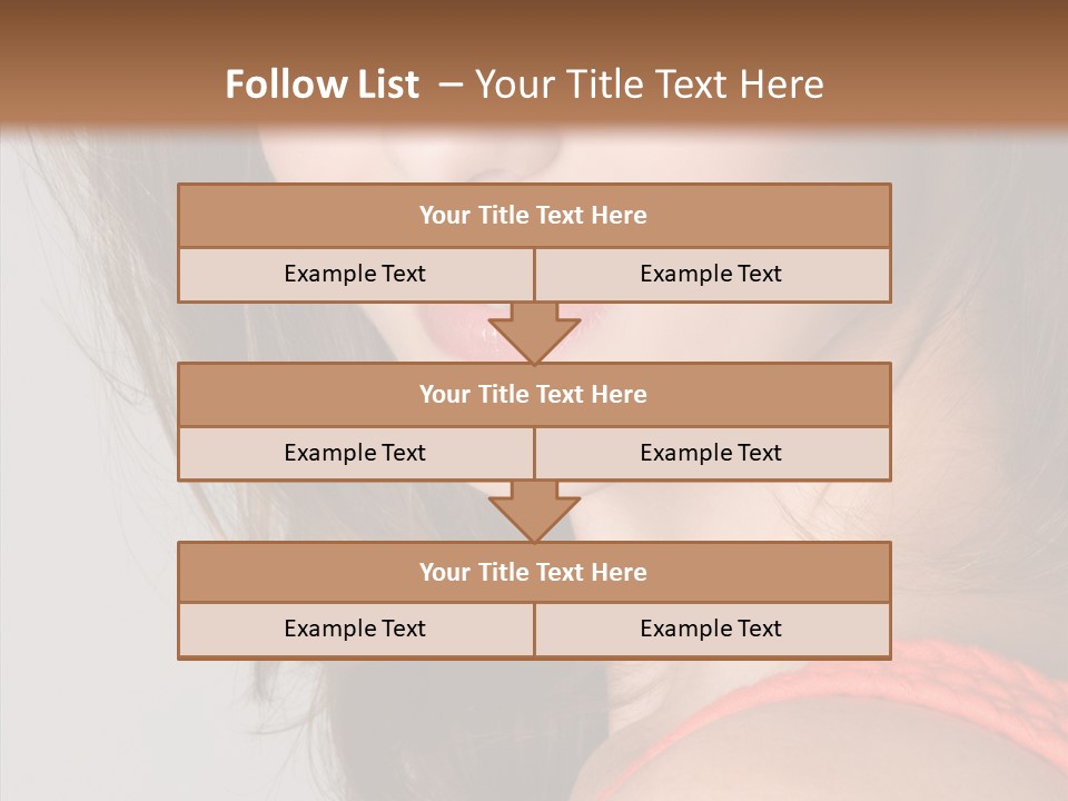 Youth Attractive Close Up PowerPoint Template