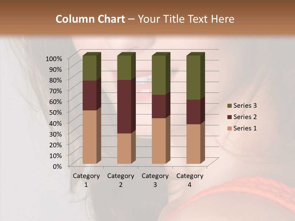 Youth Attractive Close Up PowerPoint Template