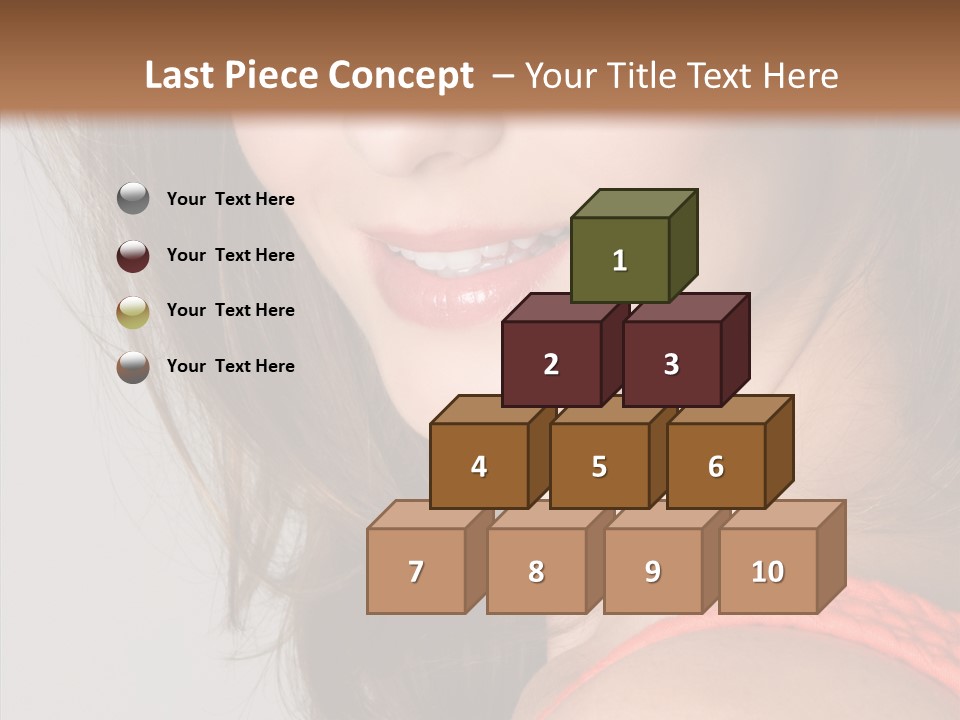 Youth Attractive Close Up PowerPoint Template