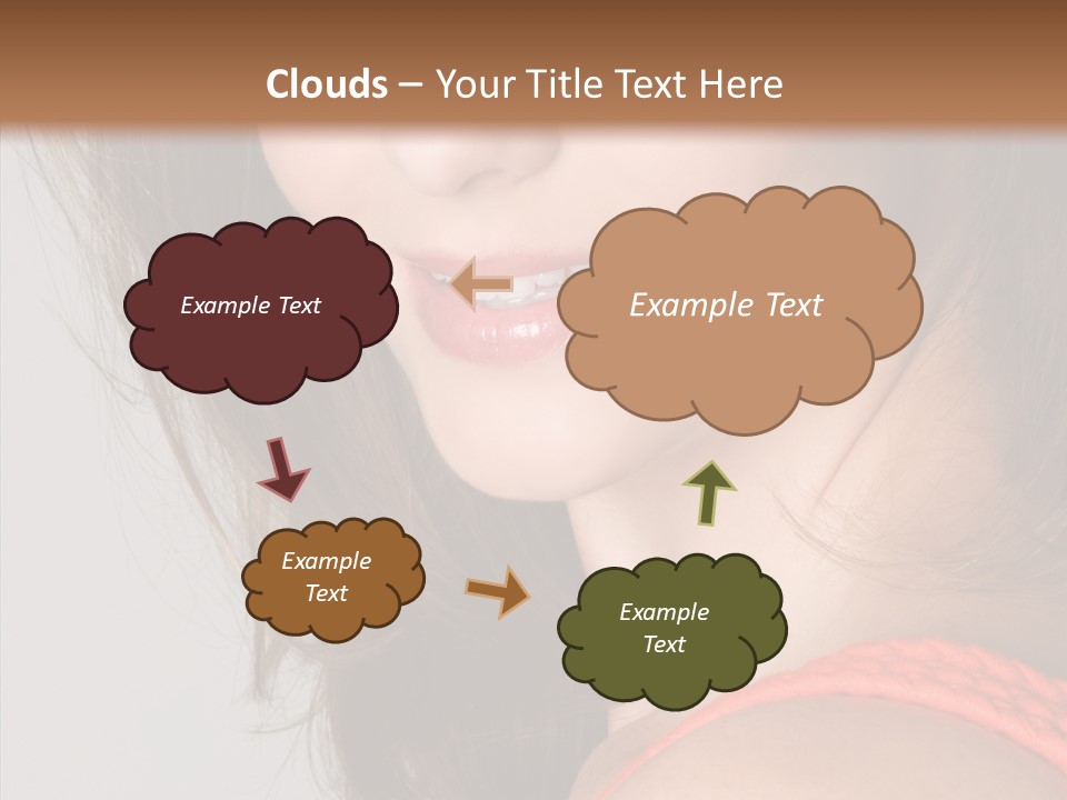 Youth Attractive Close Up PowerPoint Template