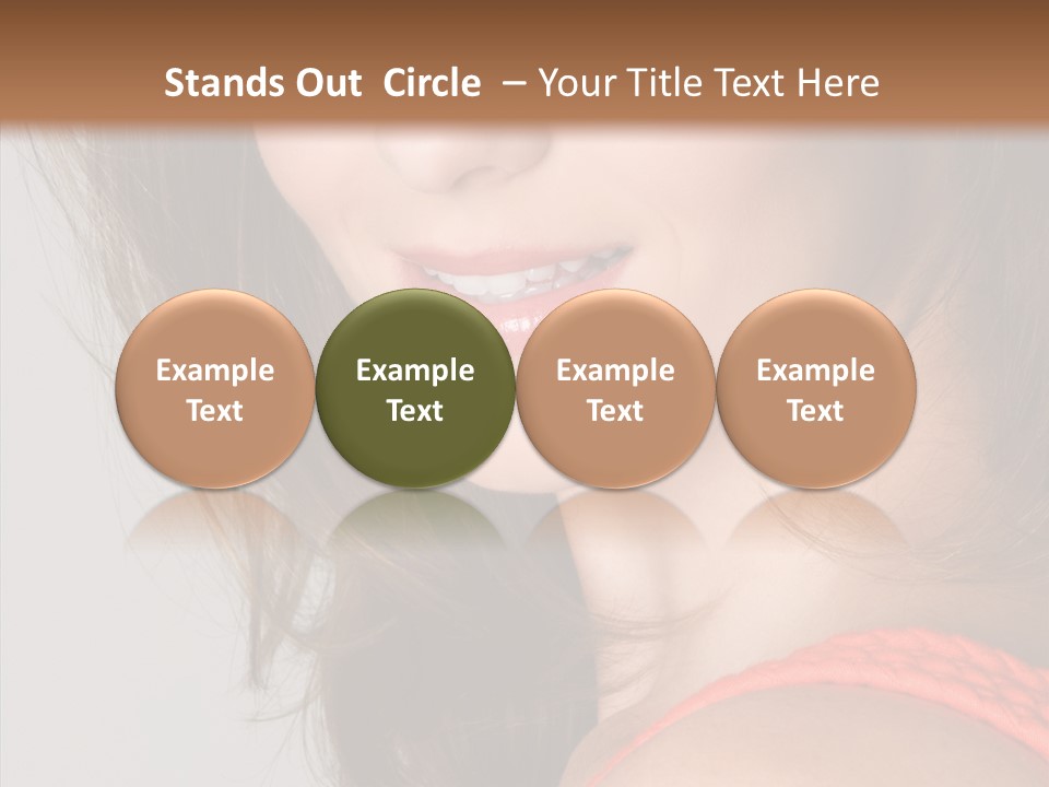 Youth Attractive Close Up PowerPoint Template