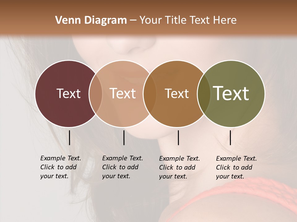 Youth Attractive Close Up PowerPoint Template