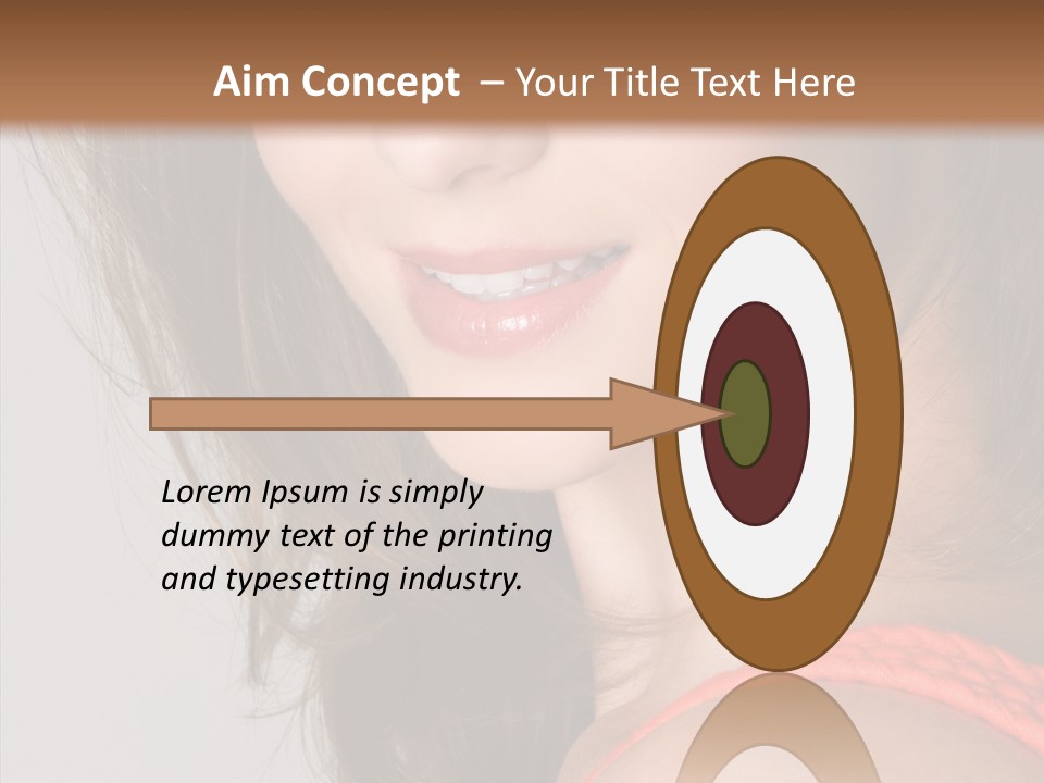 Youth Attractive Close Up PowerPoint Template