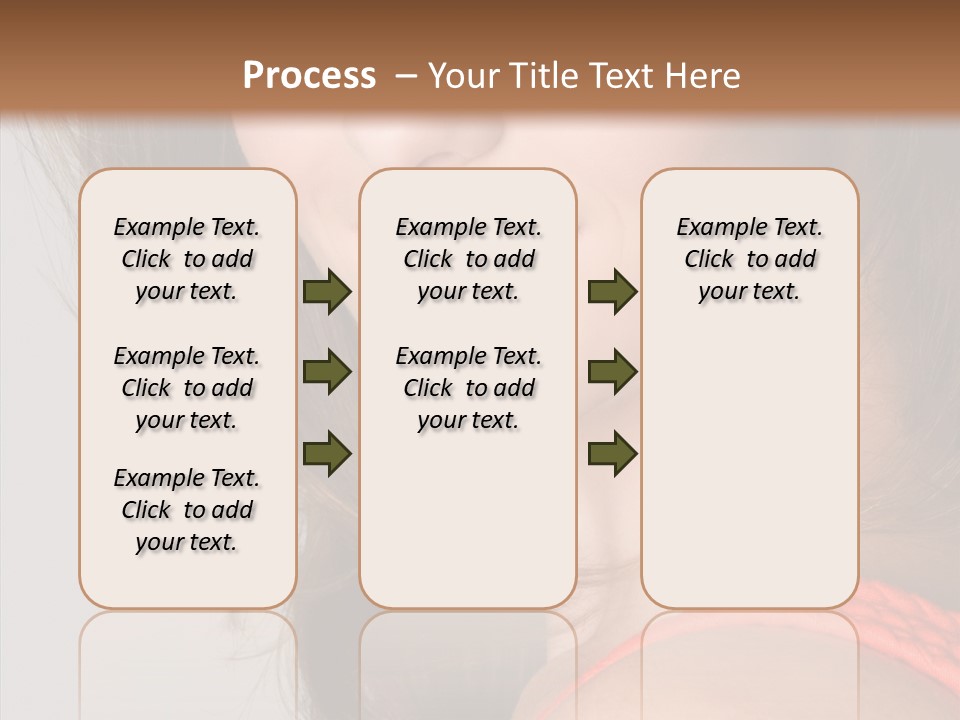 Youth Attractive Close Up PowerPoint Template