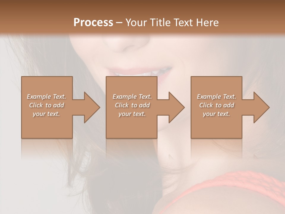Youth Attractive Close Up PowerPoint Template