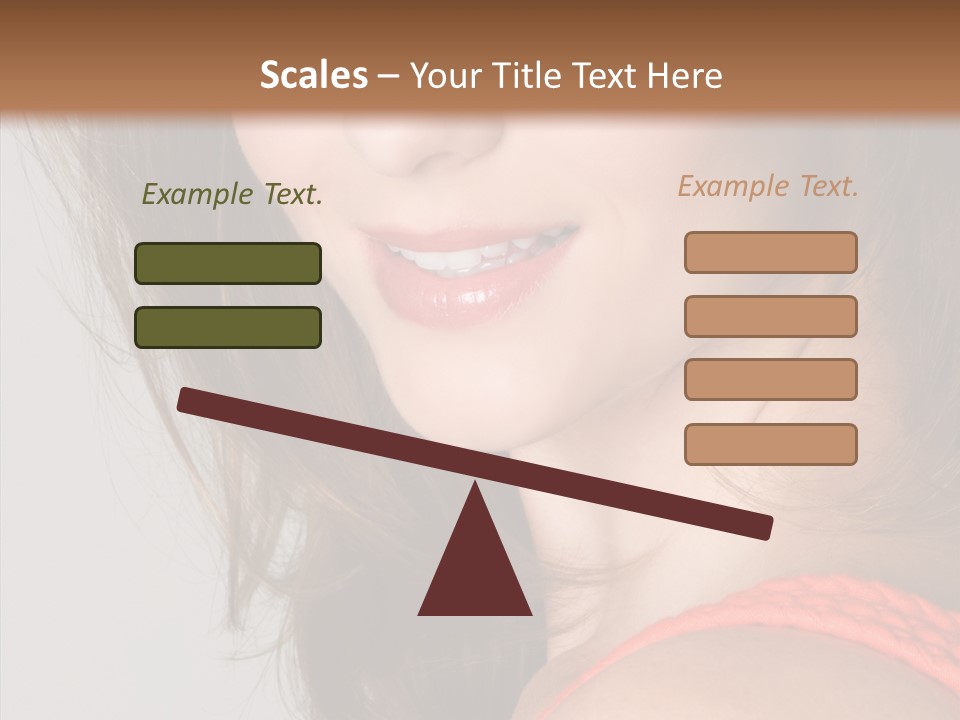 Youth Attractive Close Up PowerPoint Template