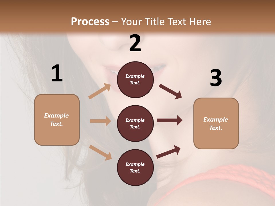 Youth Attractive Close Up PowerPoint Template