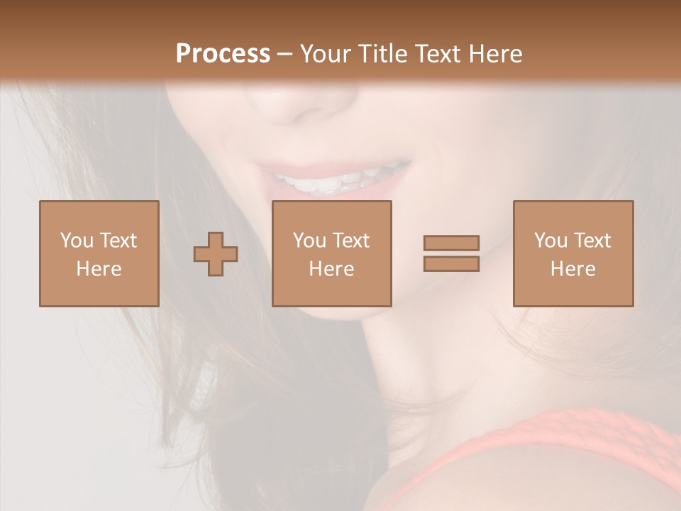 Youth Attractive Close Up PowerPoint Template
