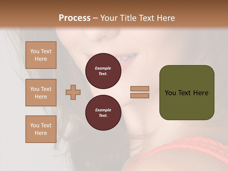 Youth Attractive Close Up PowerPoint Template