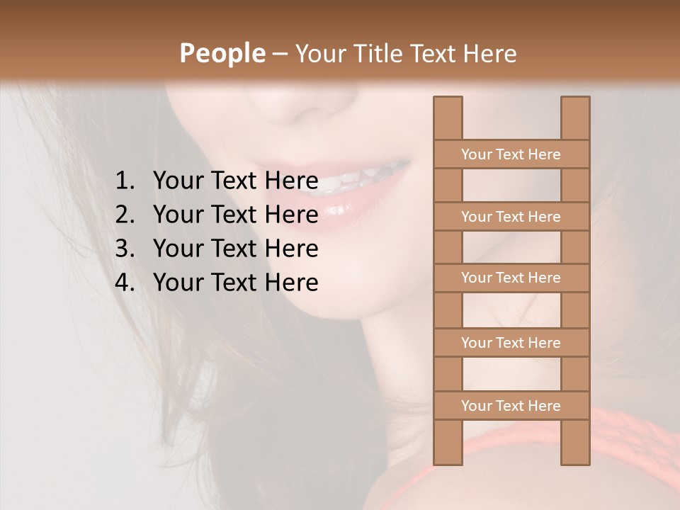 Youth Attractive Close Up PowerPoint Template