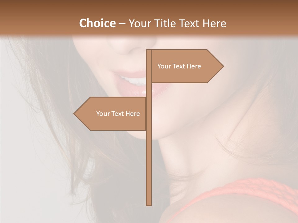 Youth Attractive Close Up PowerPoint Template