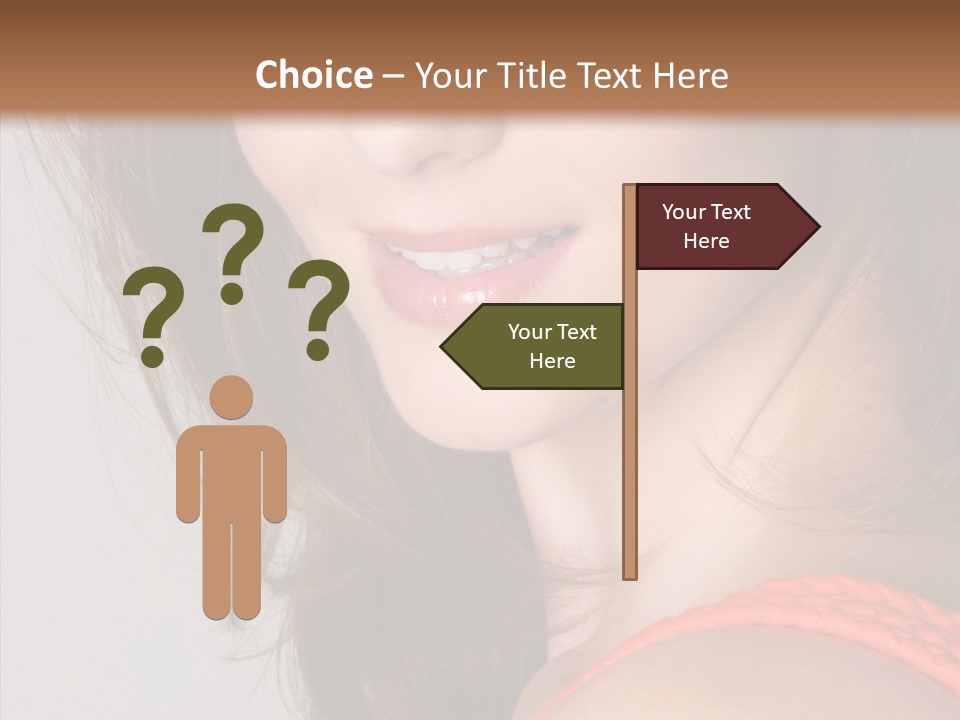 Youth Attractive Close Up PowerPoint Template