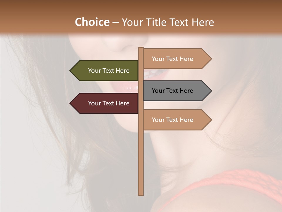 Youth Attractive Close Up PowerPoint Template