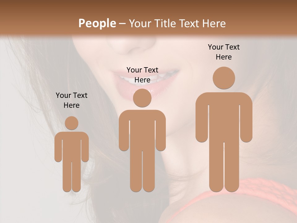 Youth Attractive Close Up PowerPoint Template