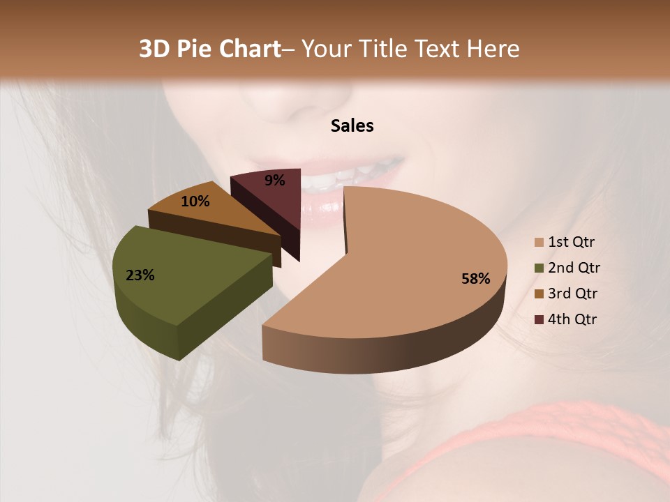 Youth Attractive Close Up PowerPoint Template