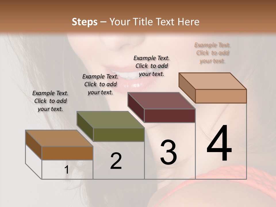 Youth Attractive Close Up PowerPoint Template