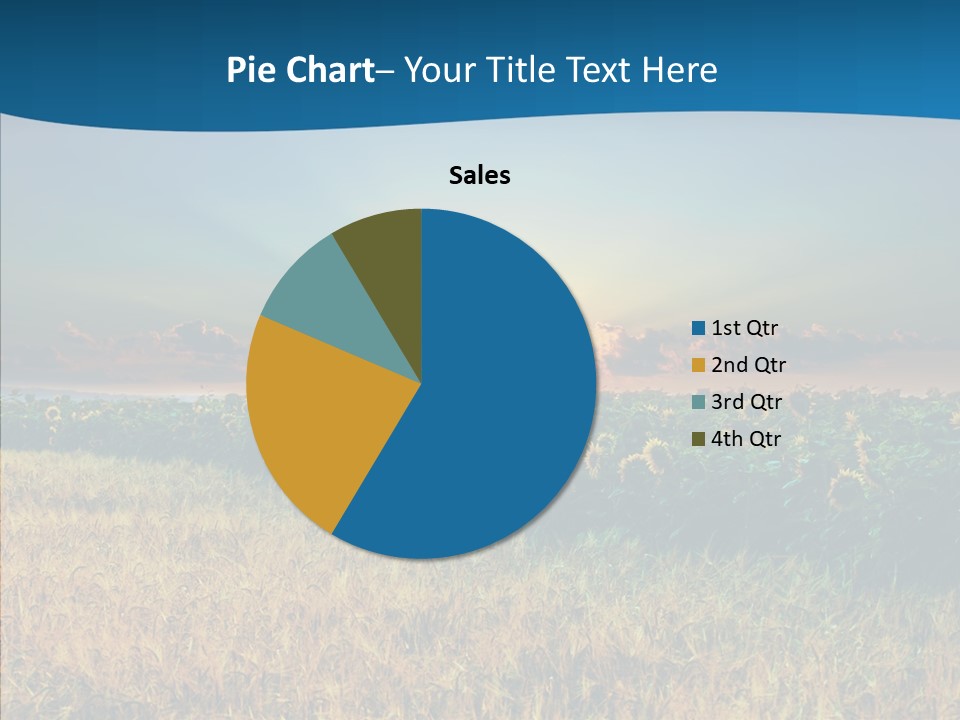 Meadow Flower Ray PowerPoint Template