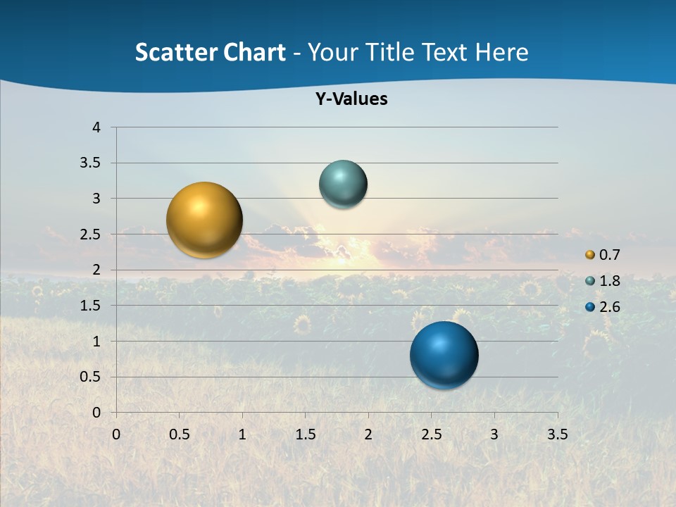 Meadow Flower Ray PowerPoint Template