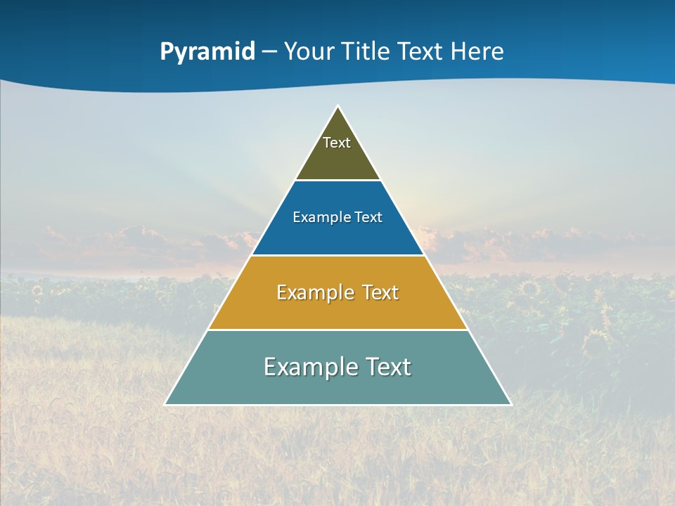 Meadow Flower Ray PowerPoint Template