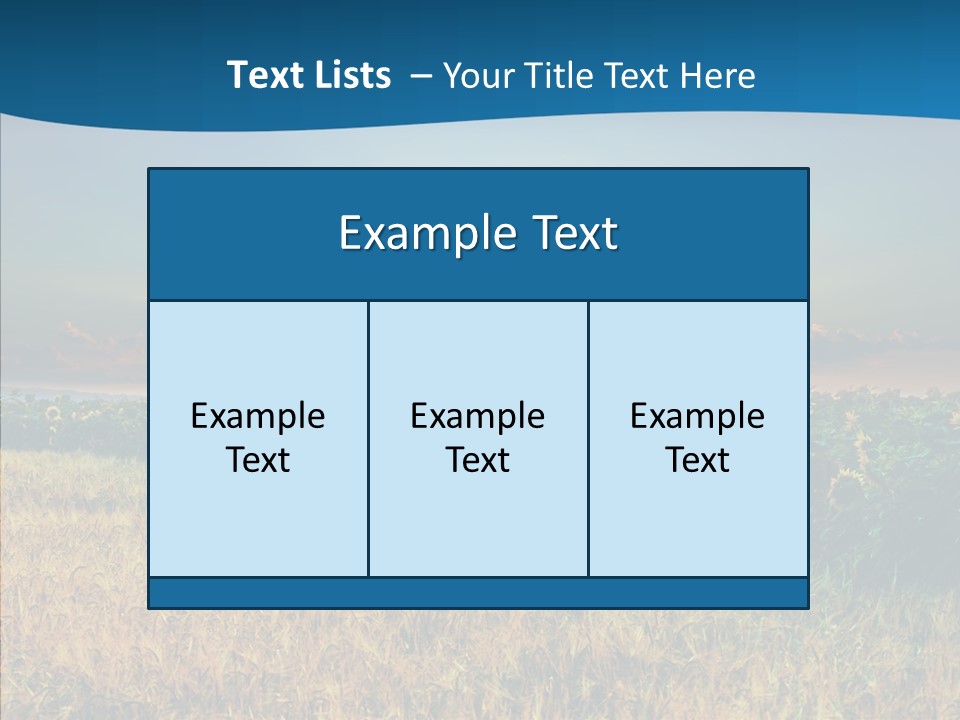 Meadow Flower Ray PowerPoint Template