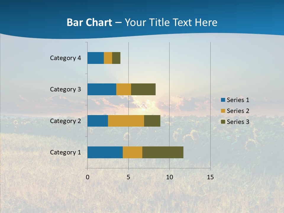 Meadow Flower Ray PowerPoint Template