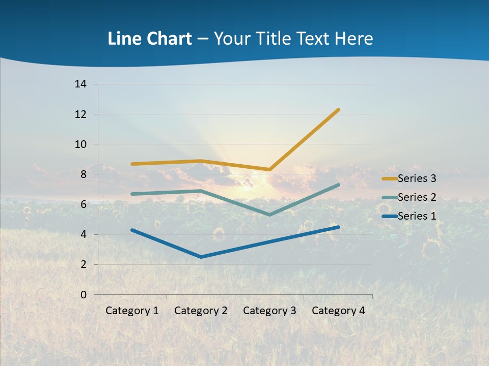 Meadow Flower Ray PowerPoint Template