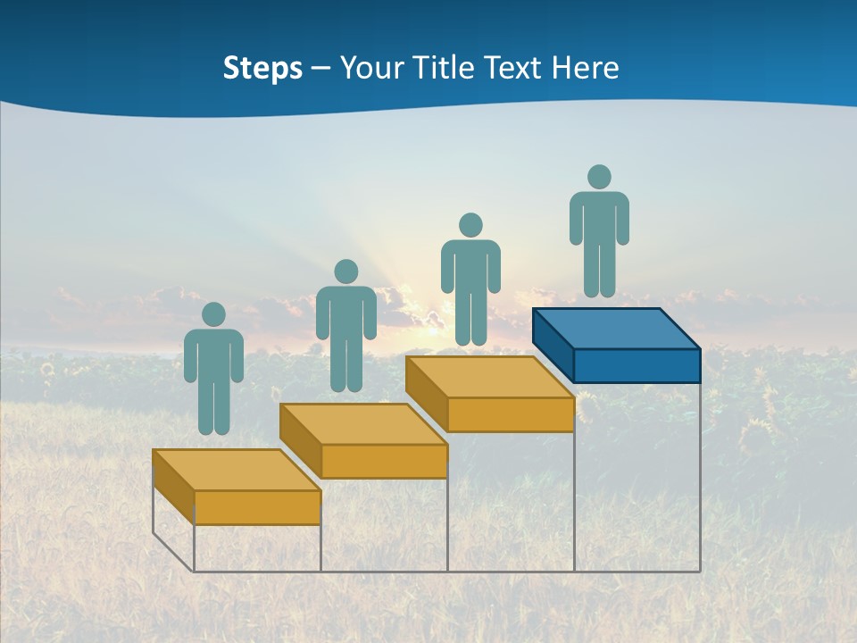 Meadow Flower Ray PowerPoint Template