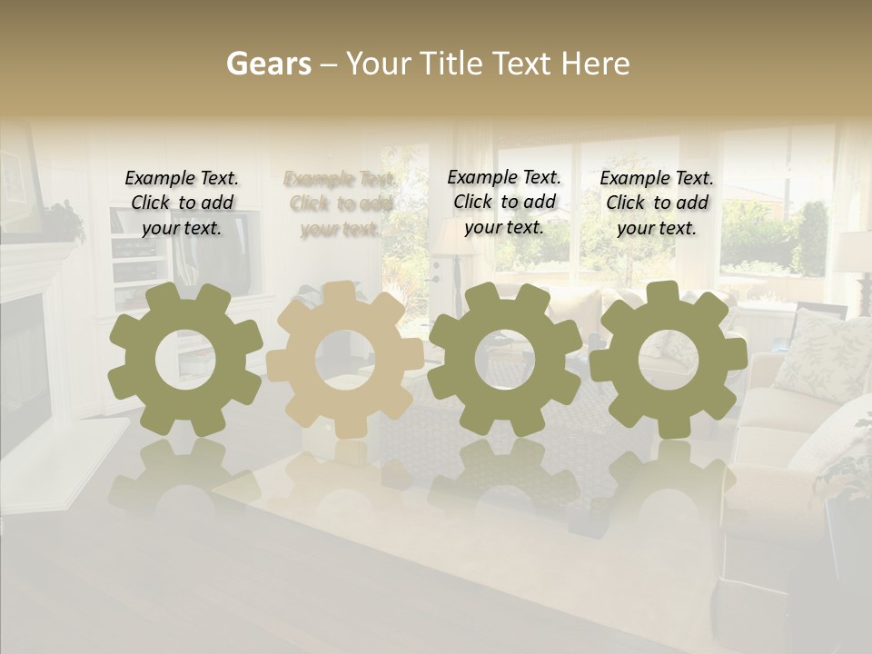 Apartment Lobby Design PowerPoint Template