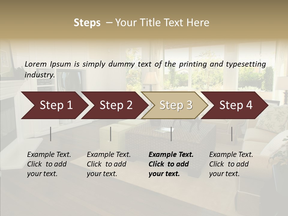 Apartment Lobby Design PowerPoint Template