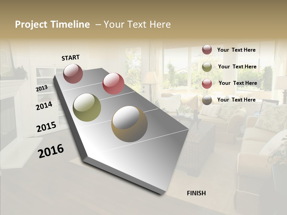Apartment Lobby Design PowerPoint Template