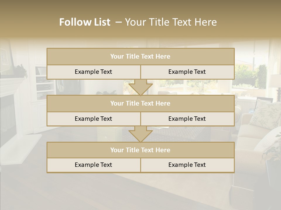 Apartment Lobby Design PowerPoint Template
