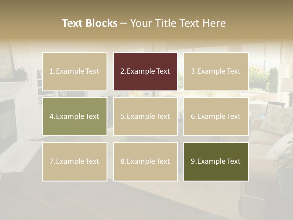Apartment Lobby Design PowerPoint Template
