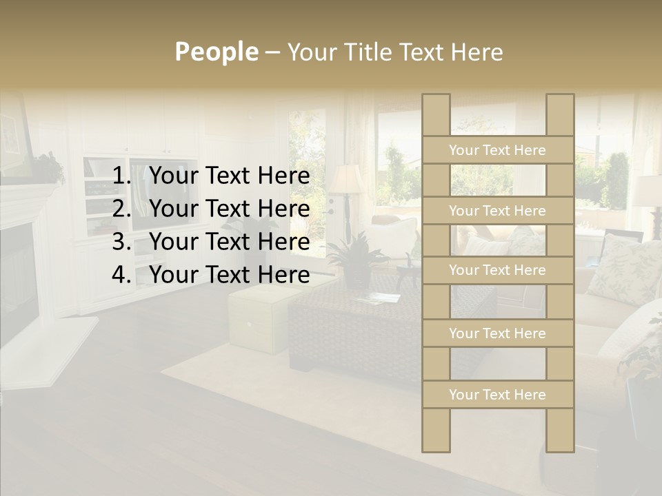 Apartment Lobby Design PowerPoint Template