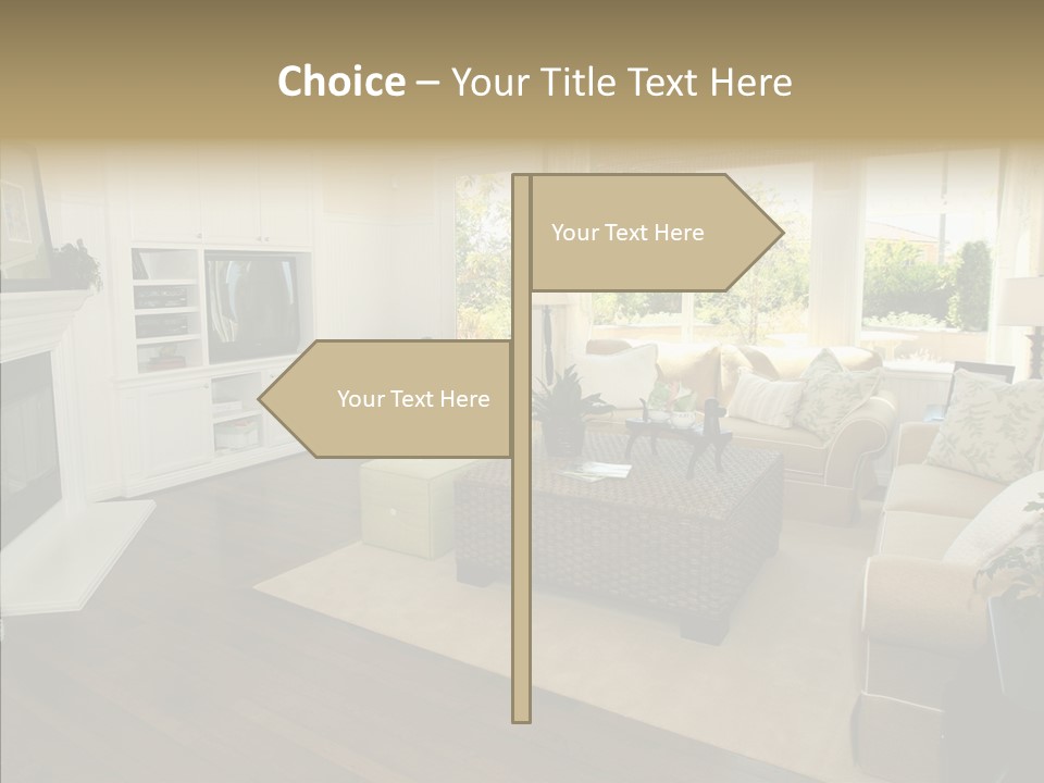 Apartment Lobby Design PowerPoint Template