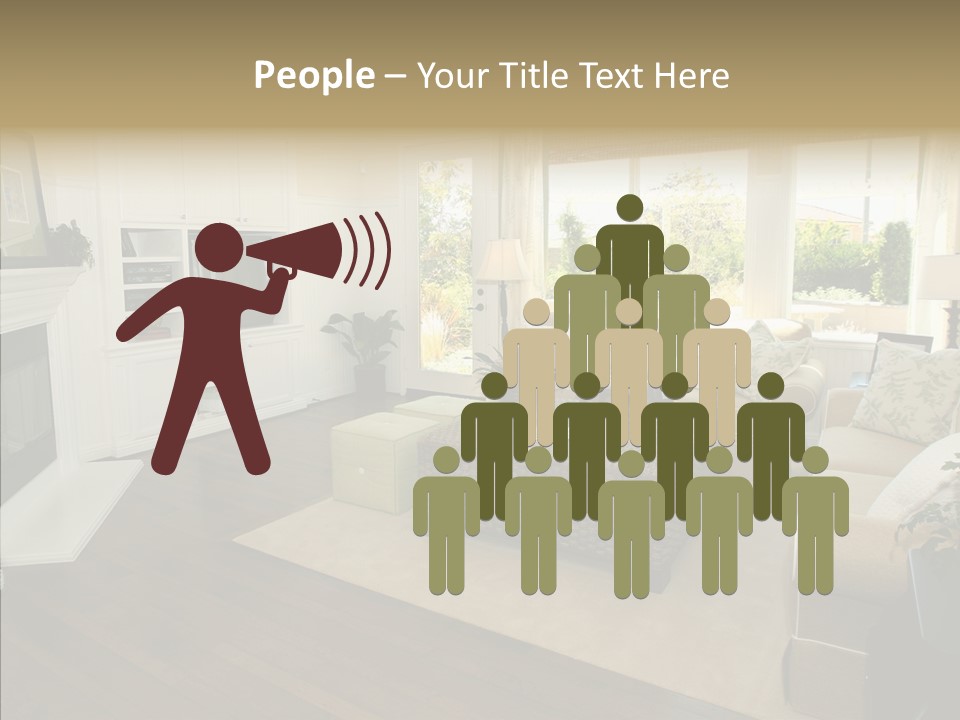 Apartment Lobby Design PowerPoint Template