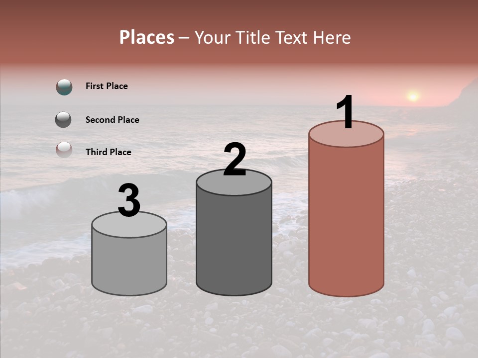 Red Travel Sky PowerPoint Template