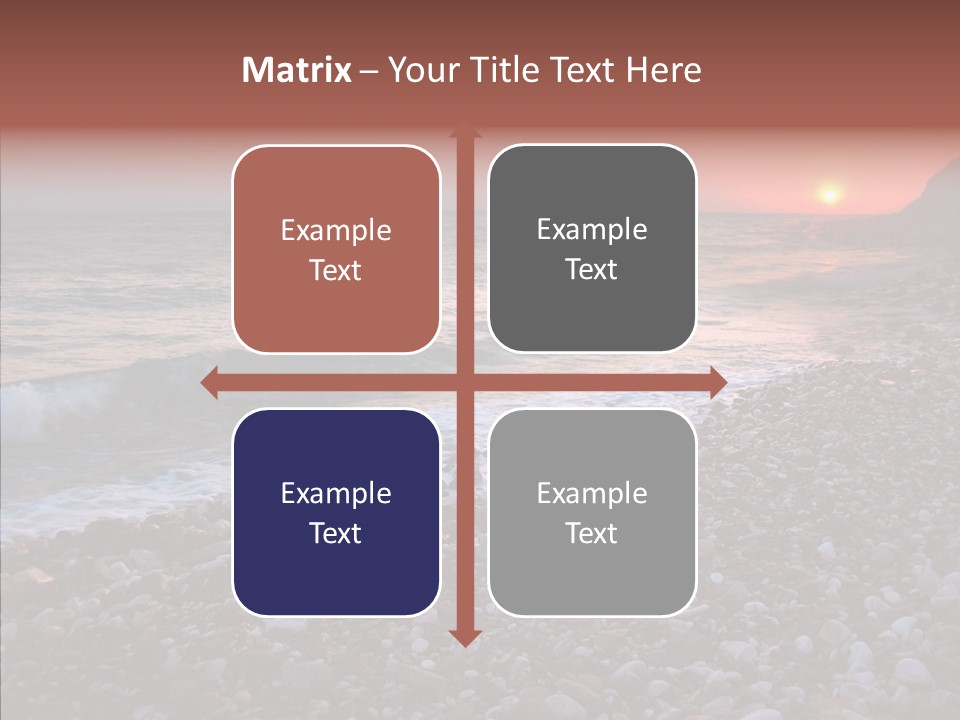 Red Travel Sky PowerPoint Template