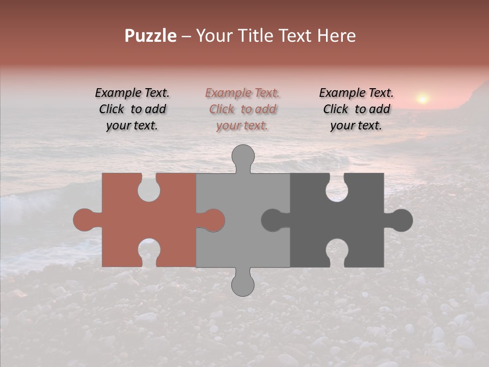 Red Travel Sky PowerPoint Template