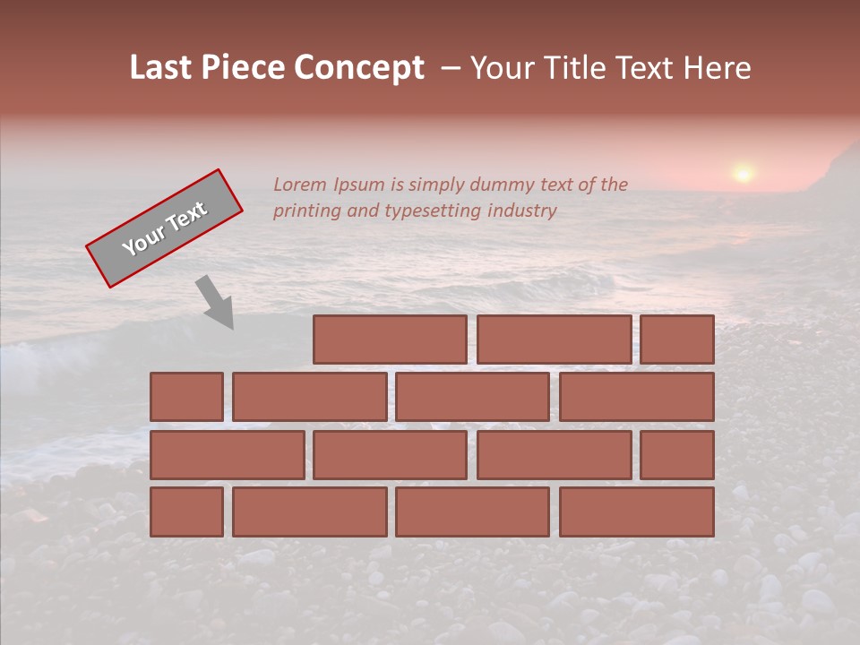 Red Travel Sky PowerPoint Template