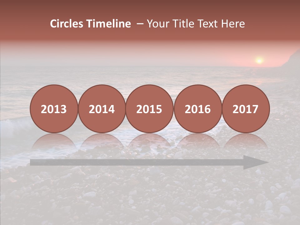 Red Travel Sky PowerPoint Template