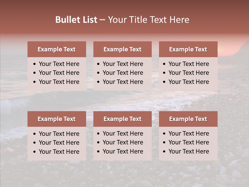 Red Travel Sky PowerPoint Template