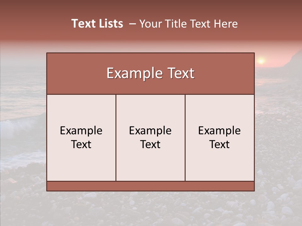 Red Travel Sky PowerPoint Template
