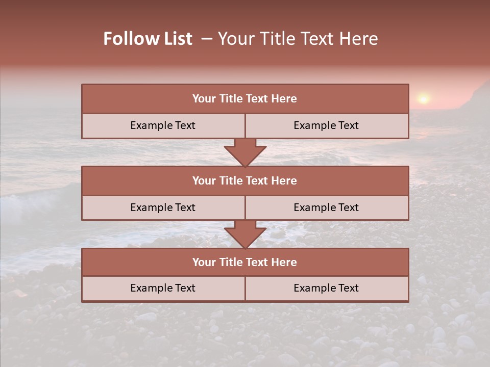 Red Travel Sky PowerPoint Template