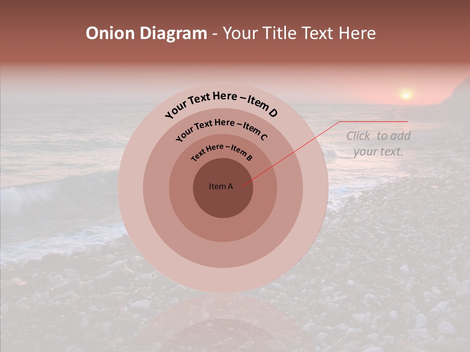 Red Travel Sky PowerPoint Template