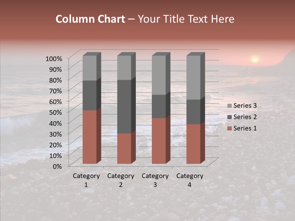 Red Travel Sky PowerPoint Template