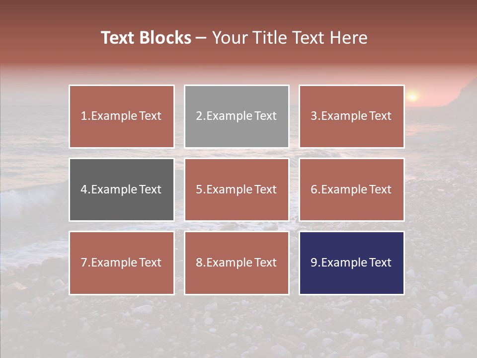 Red Travel Sky PowerPoint Template