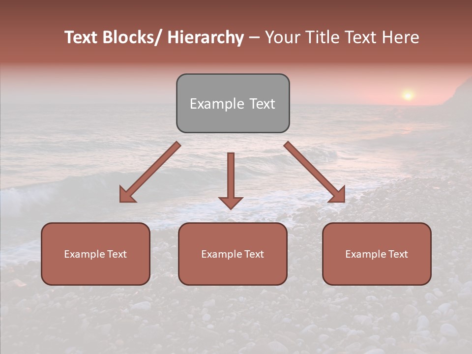 Red Travel Sky PowerPoint Template