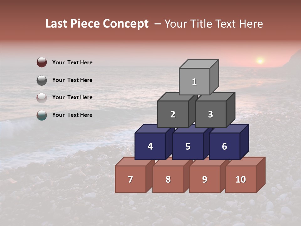Red Travel Sky PowerPoint Template