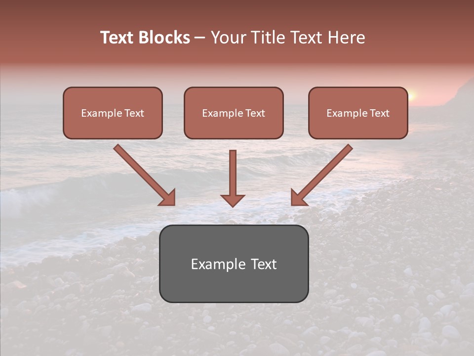 Red Travel Sky PowerPoint Template