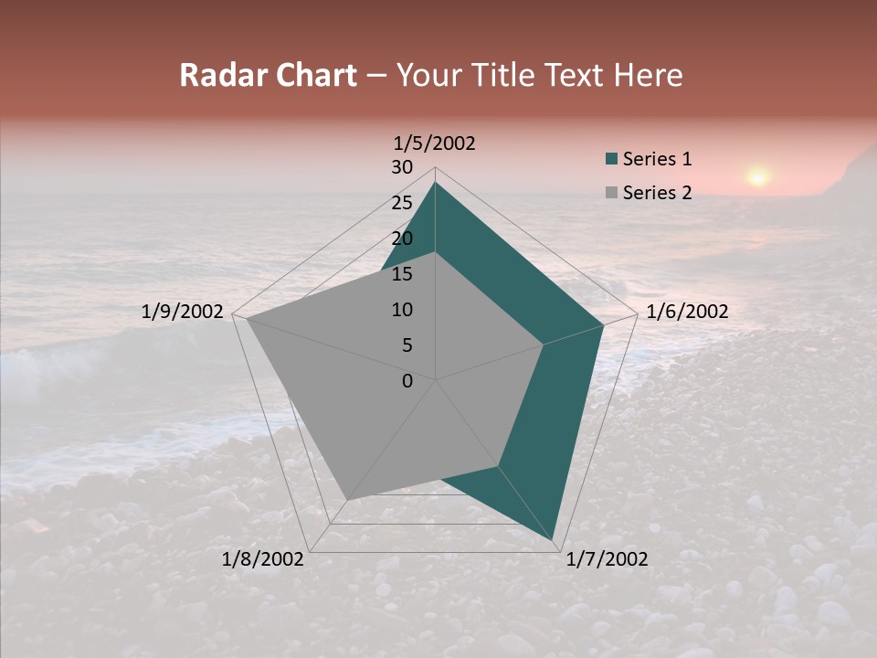 Red Travel Sky PowerPoint Template